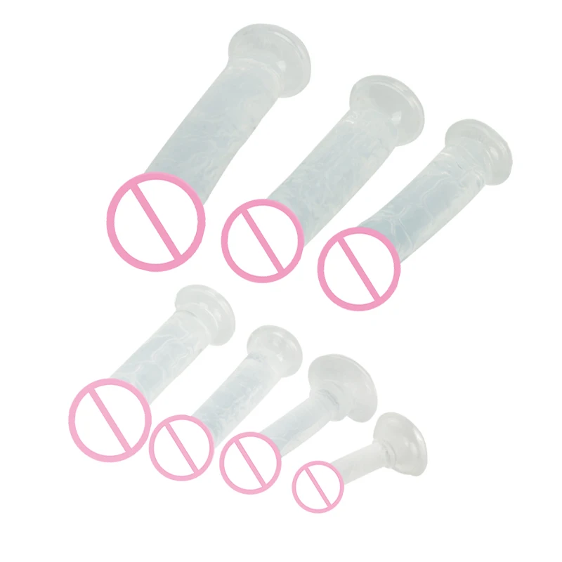 Gode à ventouse pour pénis en MSI pour femme, gode réaliste, stimulateur clitoridien, grosse bite, jouets sexuels lesbiens, mastjaune, 7 tailles