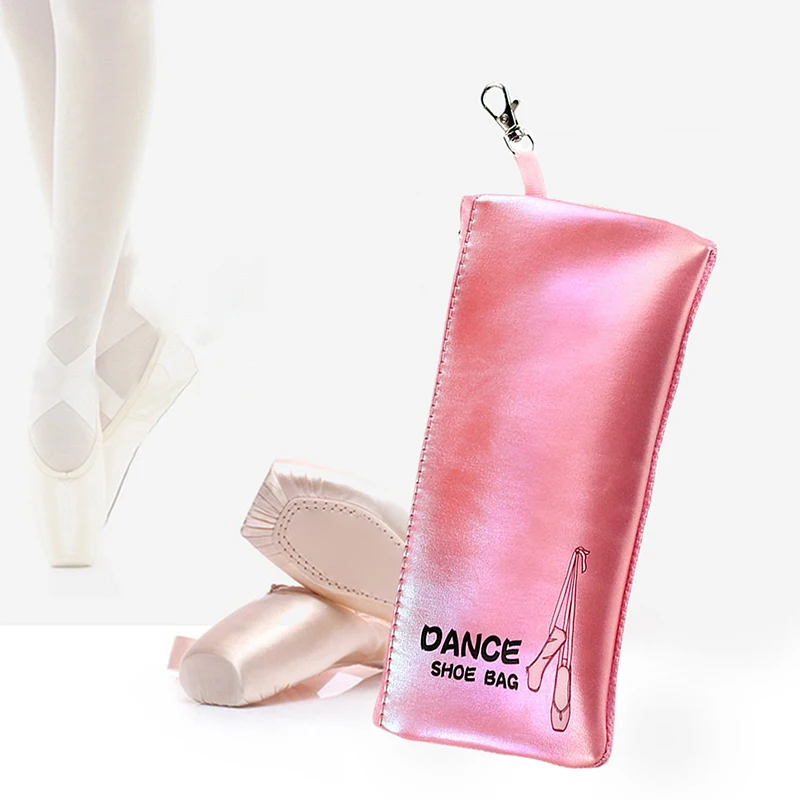 女の子のための通気性メッシュバレエシューズ収納ポーチ、ジッパー式バレエダンスオーガナイザーバッグ、靴ポーチ