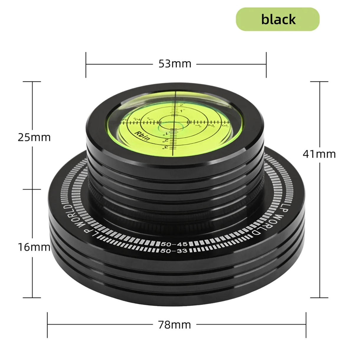 LP Player Disc Stabilizer 50Hz LP Vinyl Plattenspieler Plattenspieler Stabilisator mit