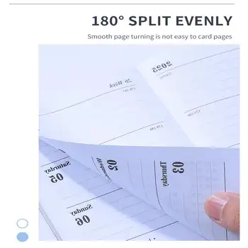 A7規格2026英文計畫本,迷你隨身口袋每日行程本,60張120頁超薄週曆 8 最佳銷售 行程 - №3