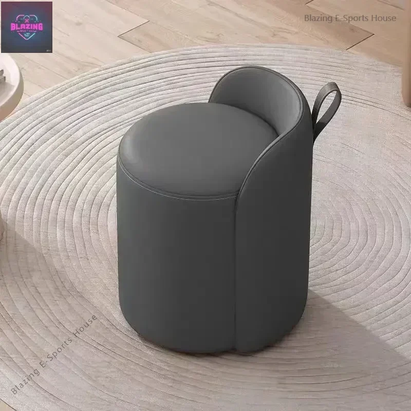 Light Luxury Dressing Stool Soft Cushion Cushion Home Bedroom Makeup Stool Living Room Entrance Shoe Changing Stools