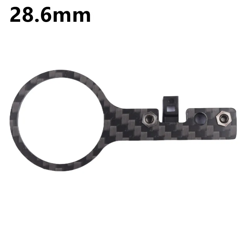 Di2 Controller Bracket EW90A EW90B Carbon Fiber Nylon Inner Diameter 28.6mm 31.8mm 1PCS 0 ° Bracket For Shimano EW90A/B