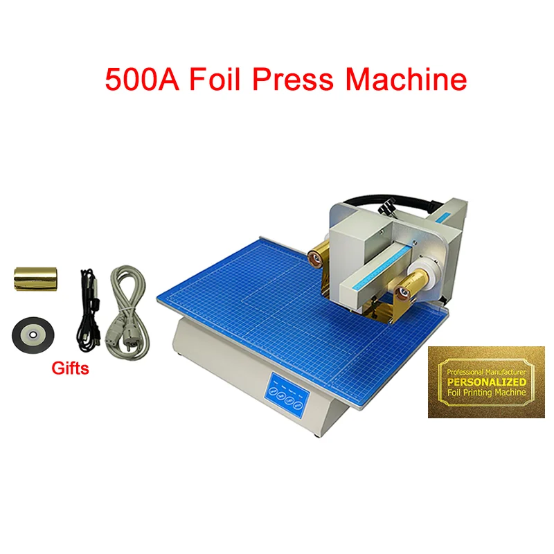 500A Foil Press Machine Digital Hot Foil Dtamping Printer Machine  Best Sales Color Business Card Printing