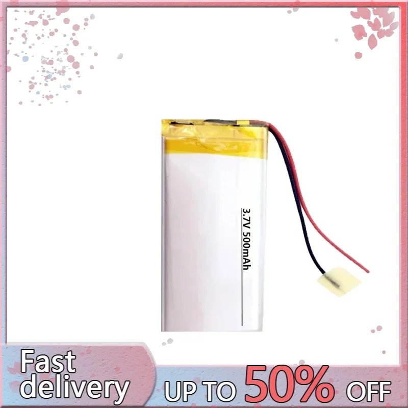 500mAh Battery WW452050PL (405020 2line) for Cardo Scala Rider Q1 Q3 FM Q-Solo Headset