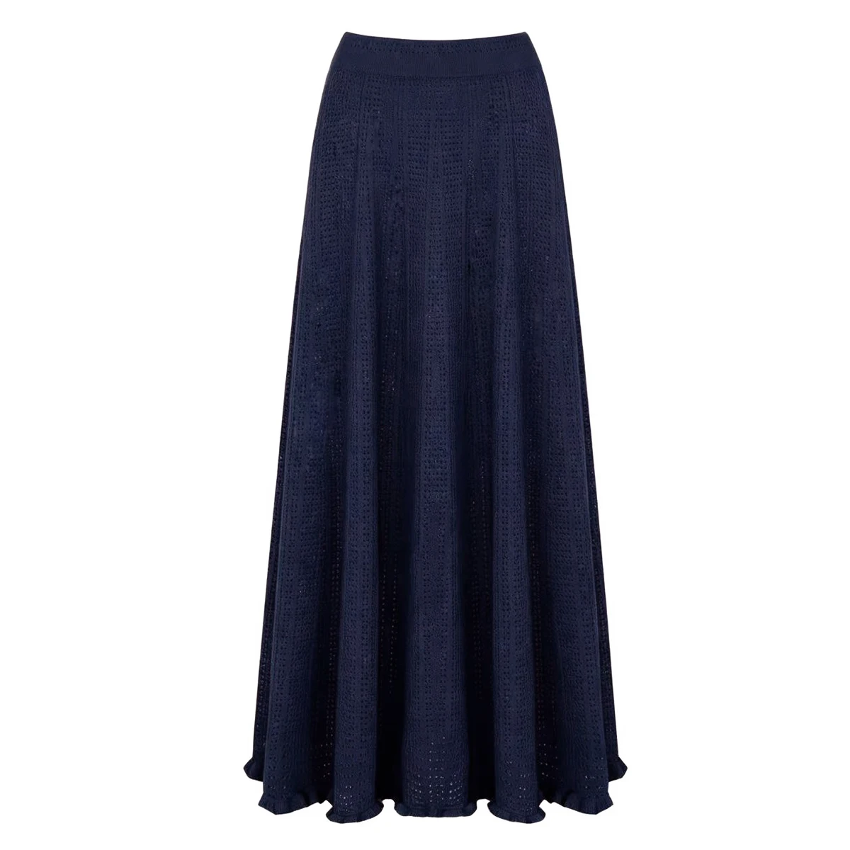 26266 Women Two Piece Outfit Ruffled Collar Short Sleeve Cardigan Cut Out Midi Slim Dress Summer Autumn Commuter Fashion Suit