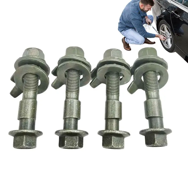 

Wheel Camber Bolts Vehicle Screw Camber Bolt 4X Wheel Camber Bolts Camber Eccentric Screw Adjustable Camber Bolt Kit For Car