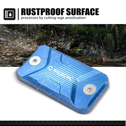 NICECNC För Yamaha YZ125 YZ250 YZF 250 YZ250F YZ450F WR250F WR450F YZ65 YZ85 WR426F YZ426F Bromsvätskebehållare Pumplock Lock 10 best sales yz65 - №3