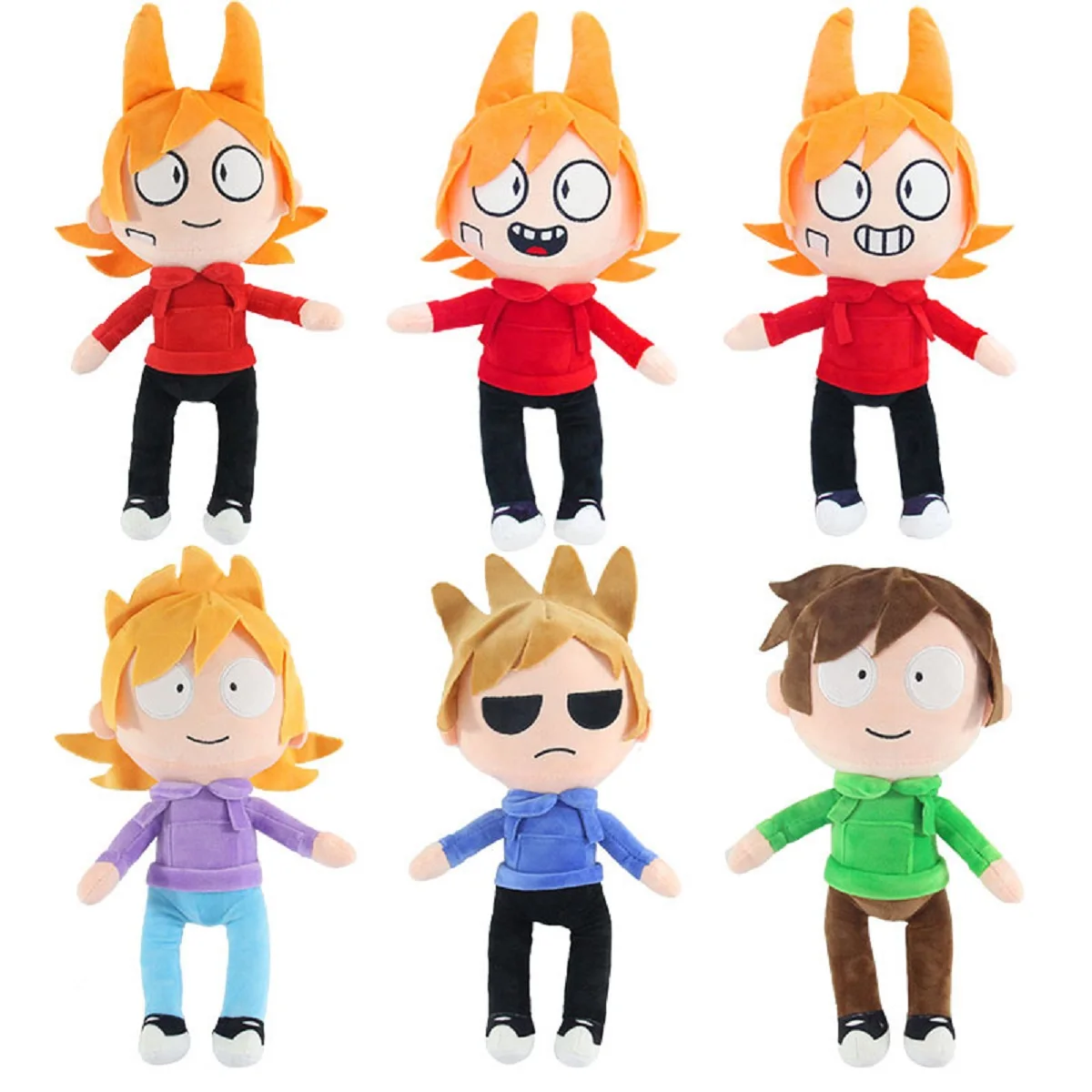 

NEW Tom Eddsworld Plush Toys Cute Tord Eddsworld Figure Plush Dolls Baby Soft Stuffed Toys Pillows For Children XMAS Gifts