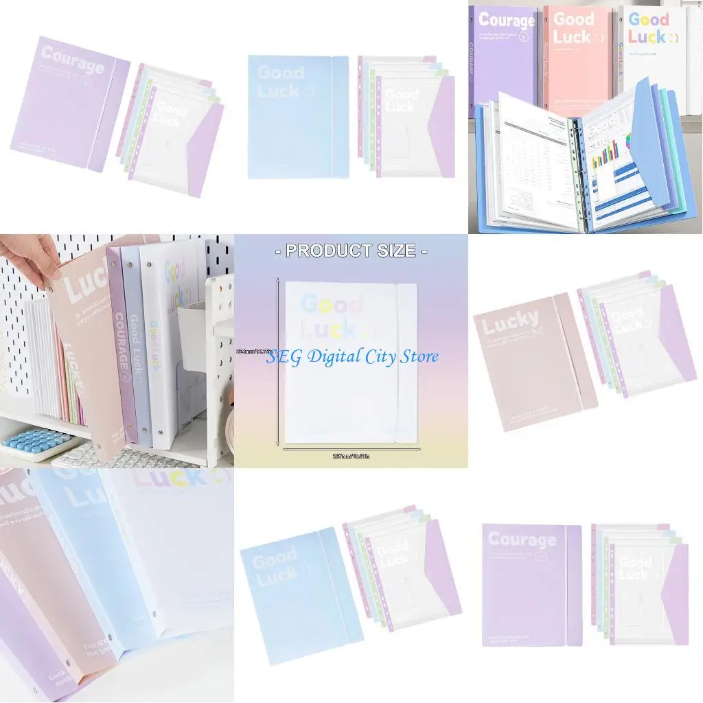 

U75B Регулируемые пластиковые папки для документов формата А4, прозрачные карманы, легкая портативная система управления файлами