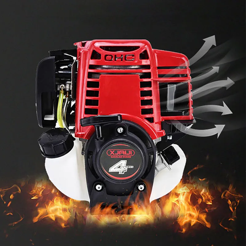 

New GX35 Gasoline Engine 4 Stroke Brush Cutter Water Pump Petrol Engine 1.2Hp Recoil Start Single Cylinder 35.8Cc