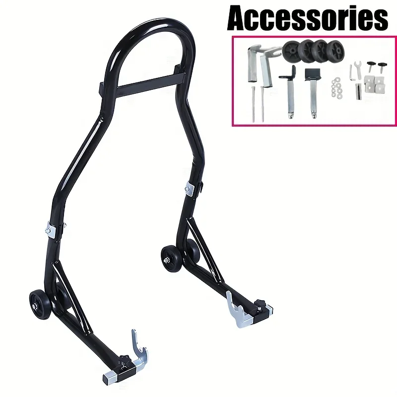 1Pair U/L Style Hook Motorcycle Swingram Spool Slider Wheel Support Frame Swing Arm Lift Tripod Stand Accessories