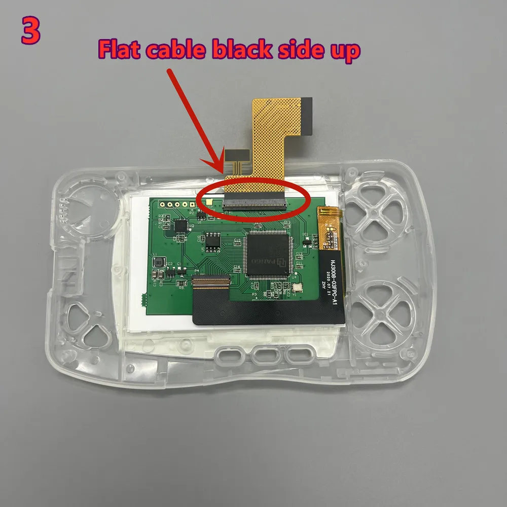 WSC IPS LCD 스크린 DIY 키트 백라이트 밝기, 반다이 원더 스완 컬러 WSC용 쉘 절단 필요 없음, 원래 크기