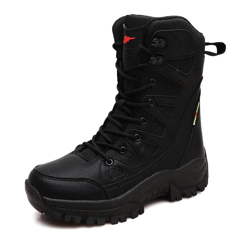 Men Boot High Top Army Boots Couple Special Forces Combat Tactical Land Combat Boots Mountaineering Shoes Women Bota Masculina