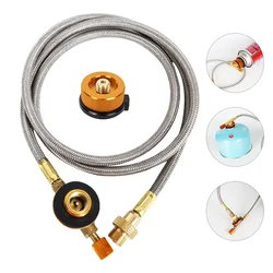 Outdoor Camping Stove Gas Adapter Split Stove Converter Butane Gas Adapter Cooking Picnic Camping Equipment Accessories
