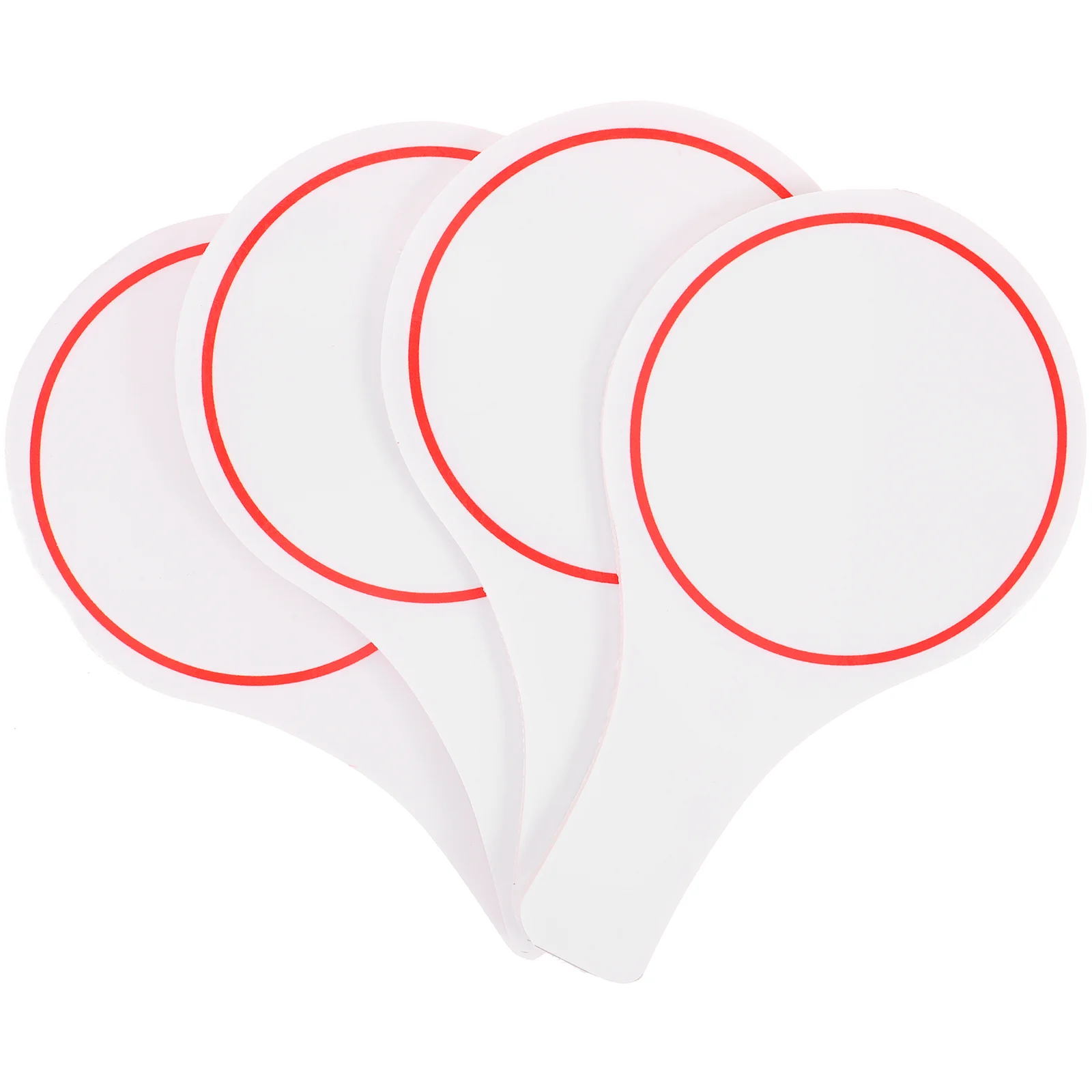 4 Pcs Score Board Whiteboard Erasers for Scoreboard Judges Handheld