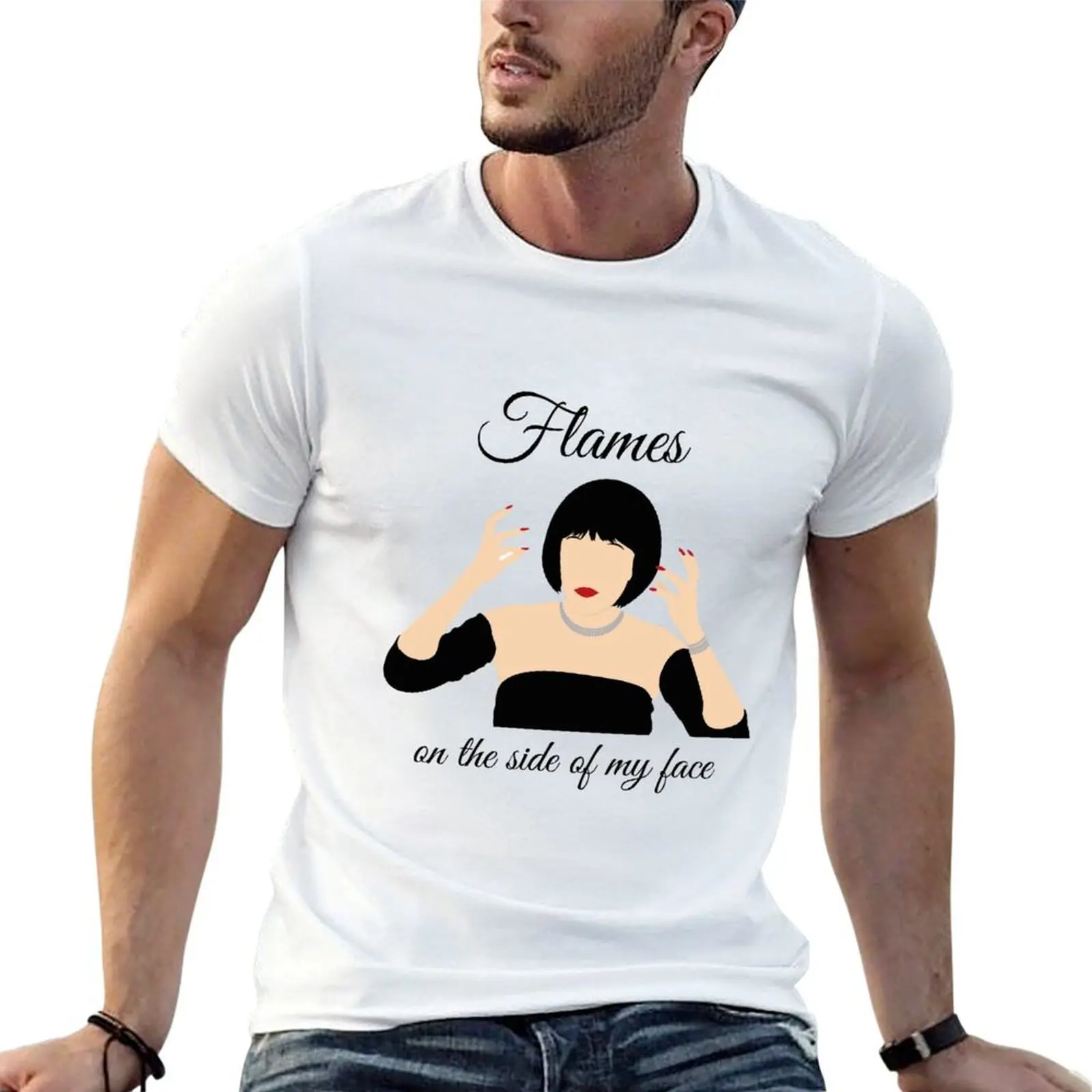 Clue Mrs. White T-Shirt t shirts designer man t shirt heavy cotton t shirt for man 100 percent cotton T-shirt