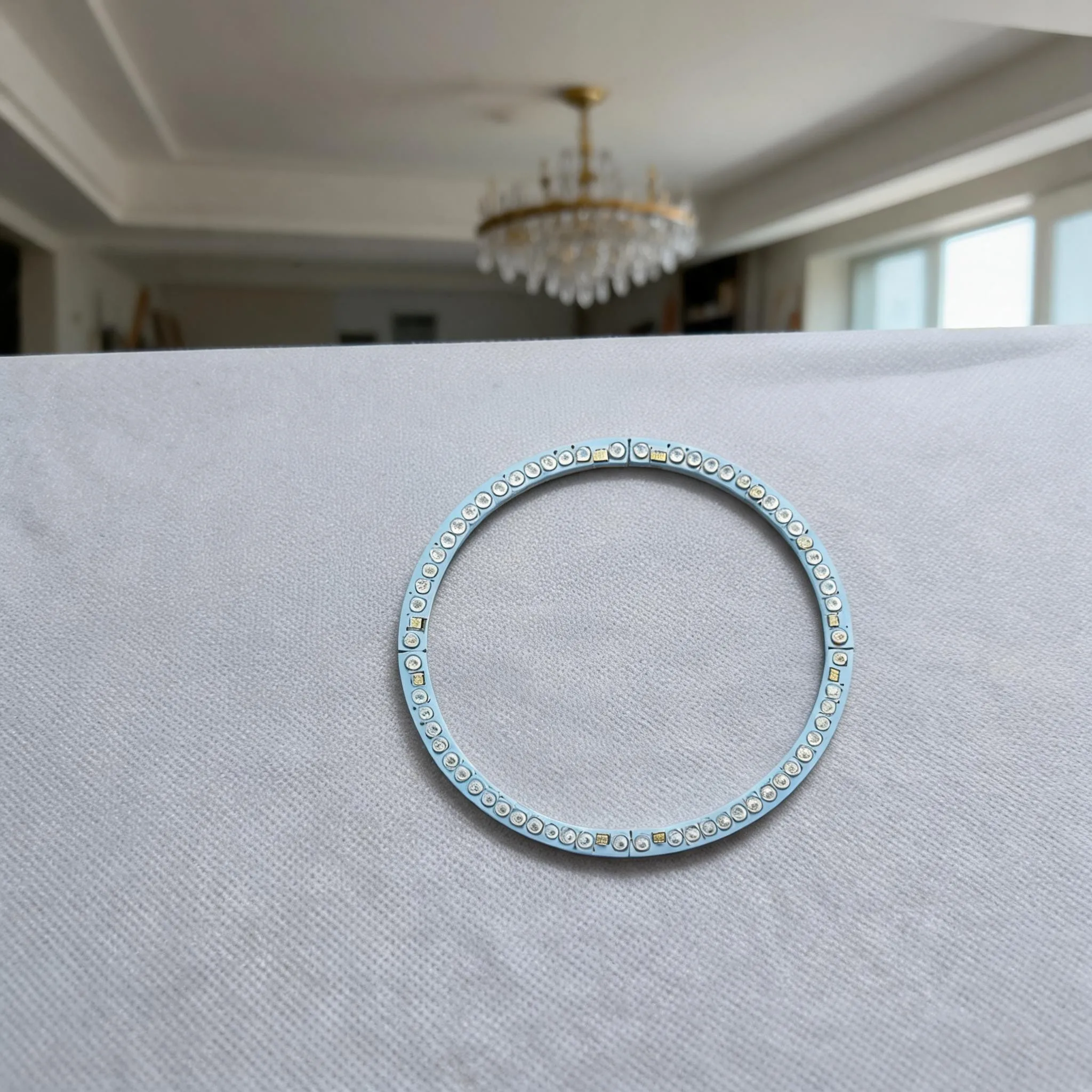 LED Light Strip For Ceiling Lights Three-Color Adjustable 26cm Curved Energy-Efficient LED Light Strip Dimmable Light Strip