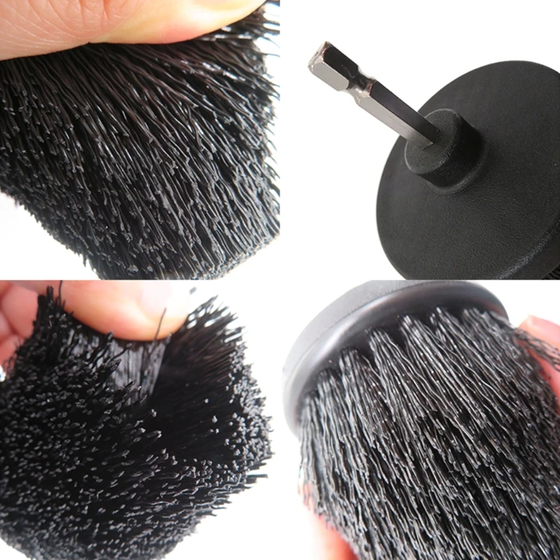 Máy khoan bàn chải điện 2,5 "Máy khoan bụi đa năng Công cụ bàn chải tiết xe hơi