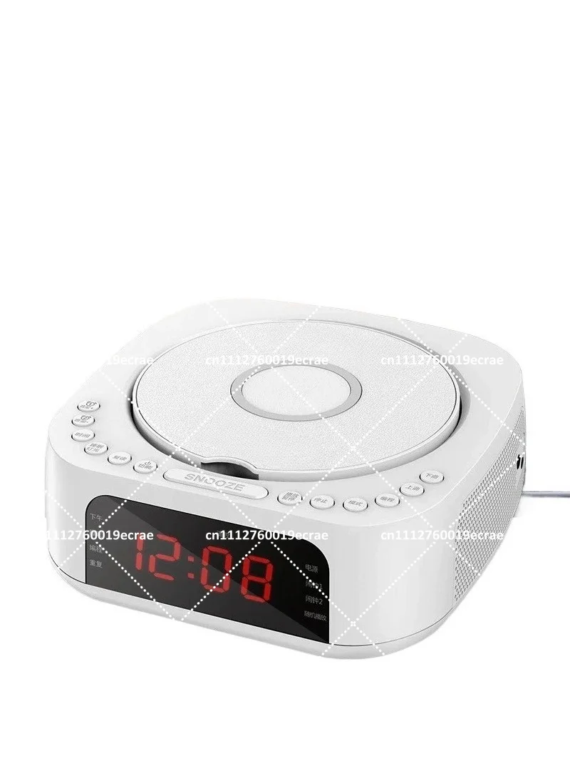 Bluetooth CD Player with FM Radio Alarm Clock, Home Music Player Speaker