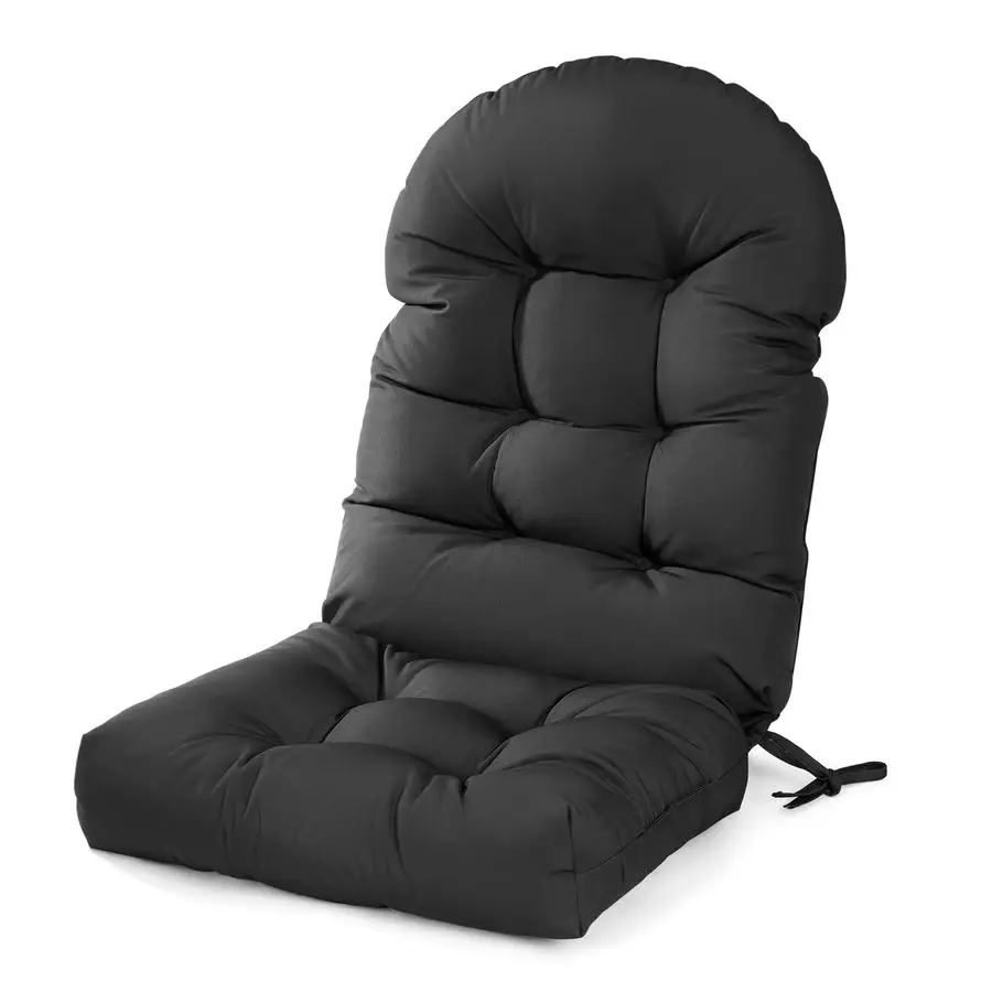 

Уличная подушка для кресла Адирондак: высокоустойчивая к погодным условиям, с тафтингом, водонепроницаемая, противоскользящая, утолщенная, для сидений с высокой спинкой на террасе