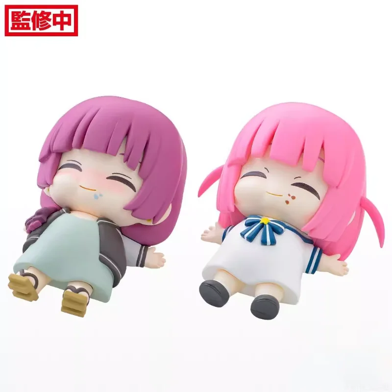 

Original Bocchi The Rock! Hiroi Kikuri Yamada Ryo Gotoh Hitori Q Version After Eating Action Figure Model Desktop Ornaments