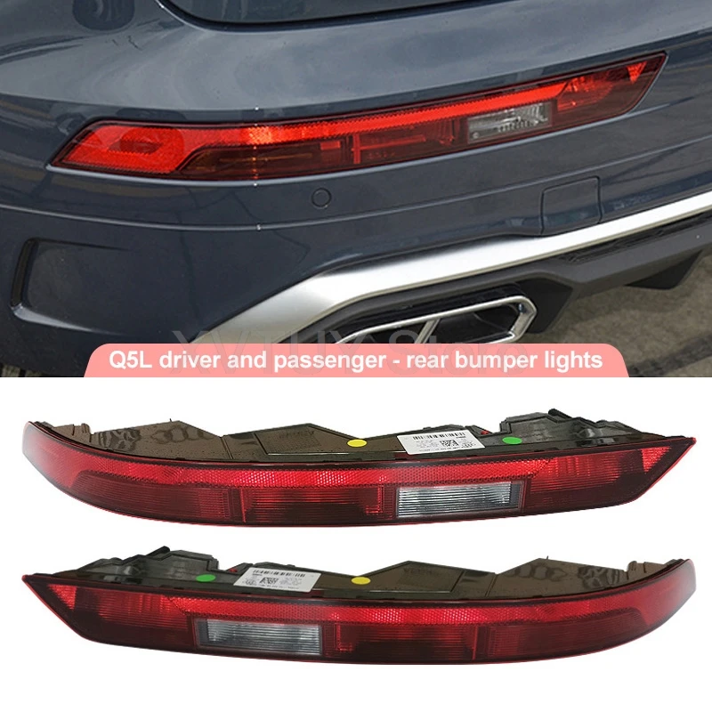 For Audi Q3 2011-2018 Q5 Q7 2007-2023 Car Rear Bumper Brake Light Tail Light Reverse Lamp Turn Signal Reflector Lamp Accessories