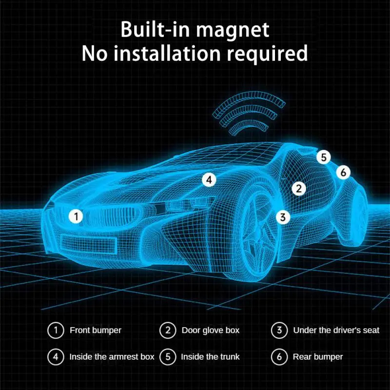 10/Gf10 Ultra-Precieze Sterke Magnetische Gps Locator Ultra-Sterke Oudere Kinderen Huisdier Anti-Verlies Apparaat Gf07 Installatie