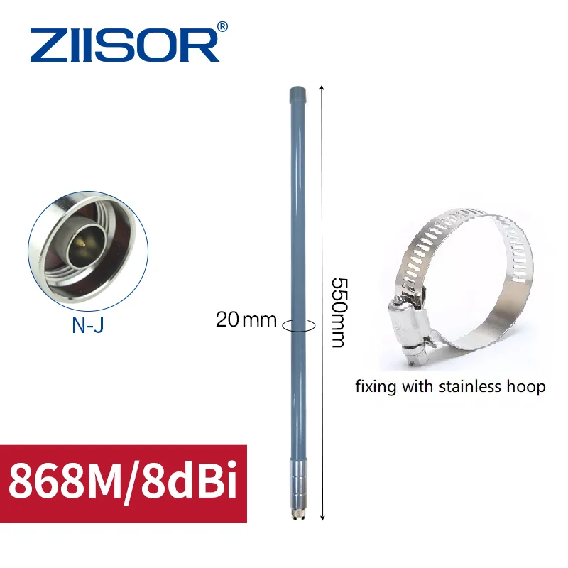 Outdoor-LoRa-Antenne 868 MHz für Meshtastic Helium Miner 868 MHz Hotspot-Antennen für Lorawan Long Range RP SMA-Stecker mit Kabel
