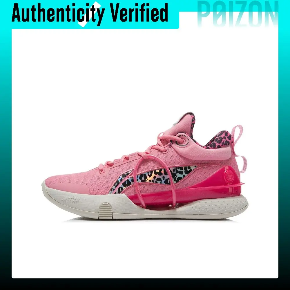 Li Ning Flash Strike 8 Premium Cushioning Slip Resistant Abrasion Resistant Coverage Low top Basketball Shoes Men's ABAT119-2