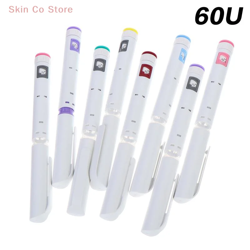 [CO]1Pcs 60U Insulin Injection Pen With Adjustable Dosage Display And Clip Design For Diabetes Daily Care Home And Travel Use