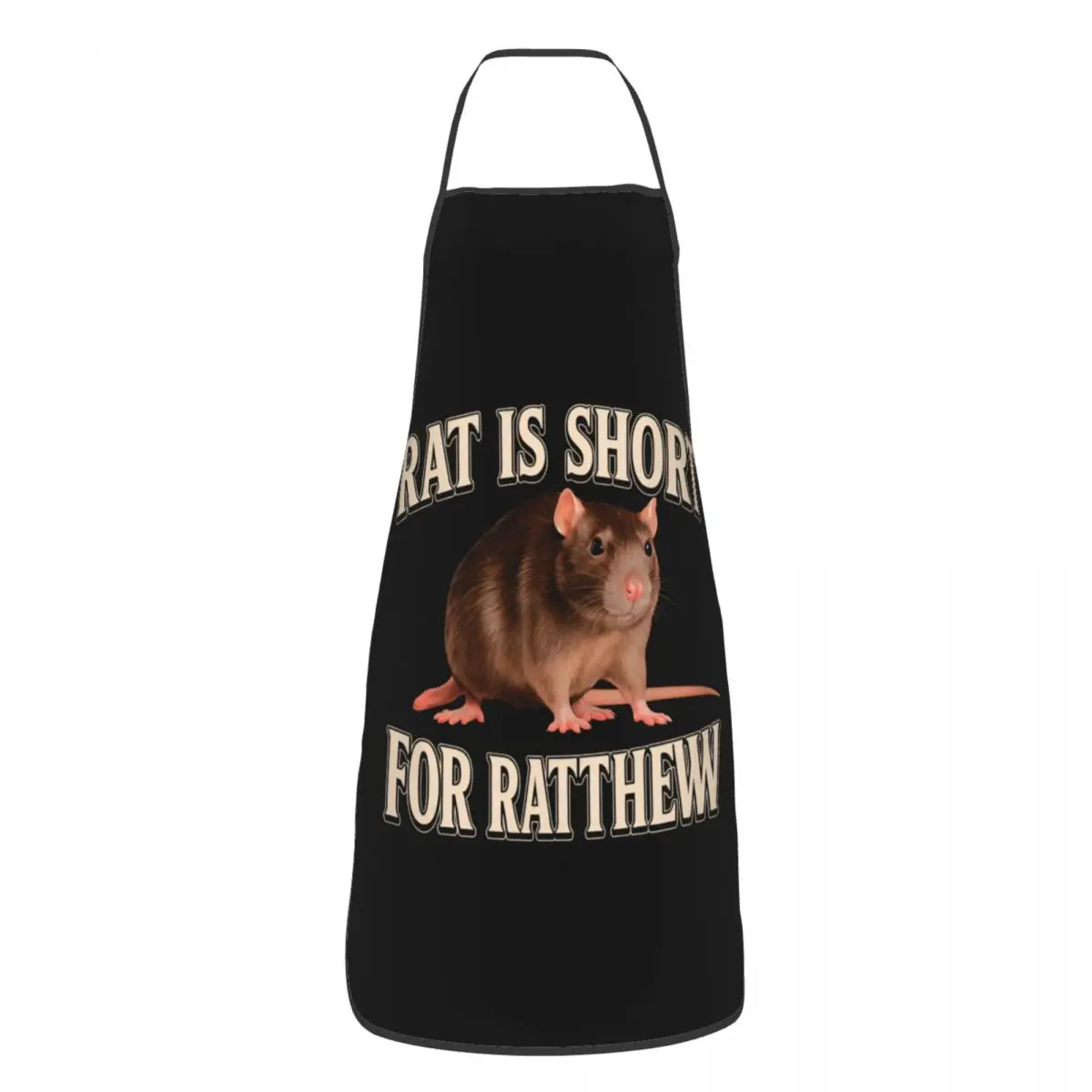 

Унисекс Крыса короткая для грецких, забавный мем-нагрудник, фартук для взрослых, женщин и мужчин, стол для шеф-повара, кухня для кухни, приготовления пищи, садоводства