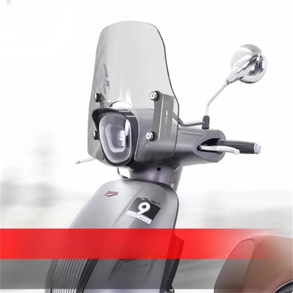 

FOR Scooter Guangwei Weigo 150 Rear View Mirror Installation Front Windshield Modification Chest Guard Windshield Accessories