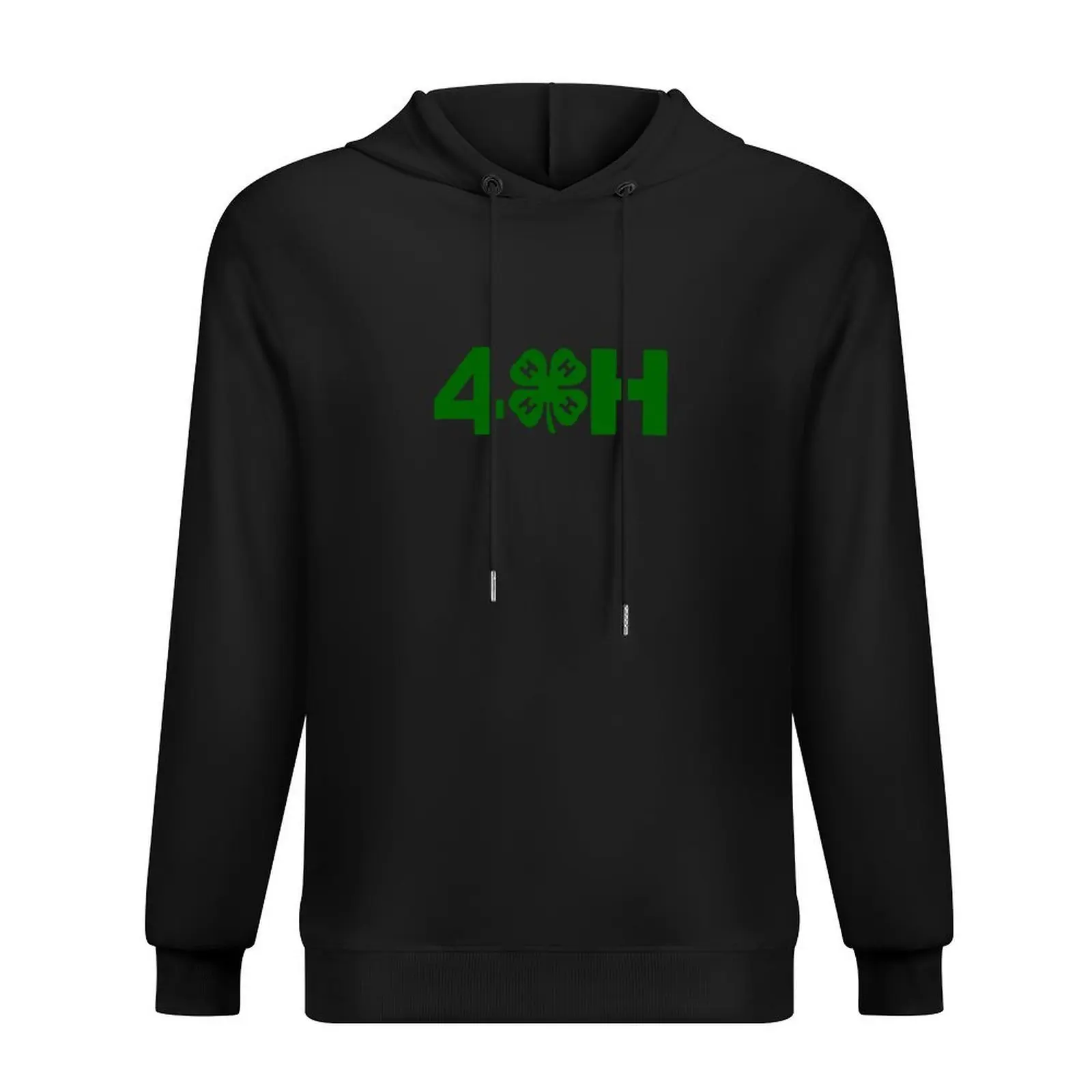 

4-H Clover Logo Hoodie autumn new products male clothes men's clothes men clothing hoodie men