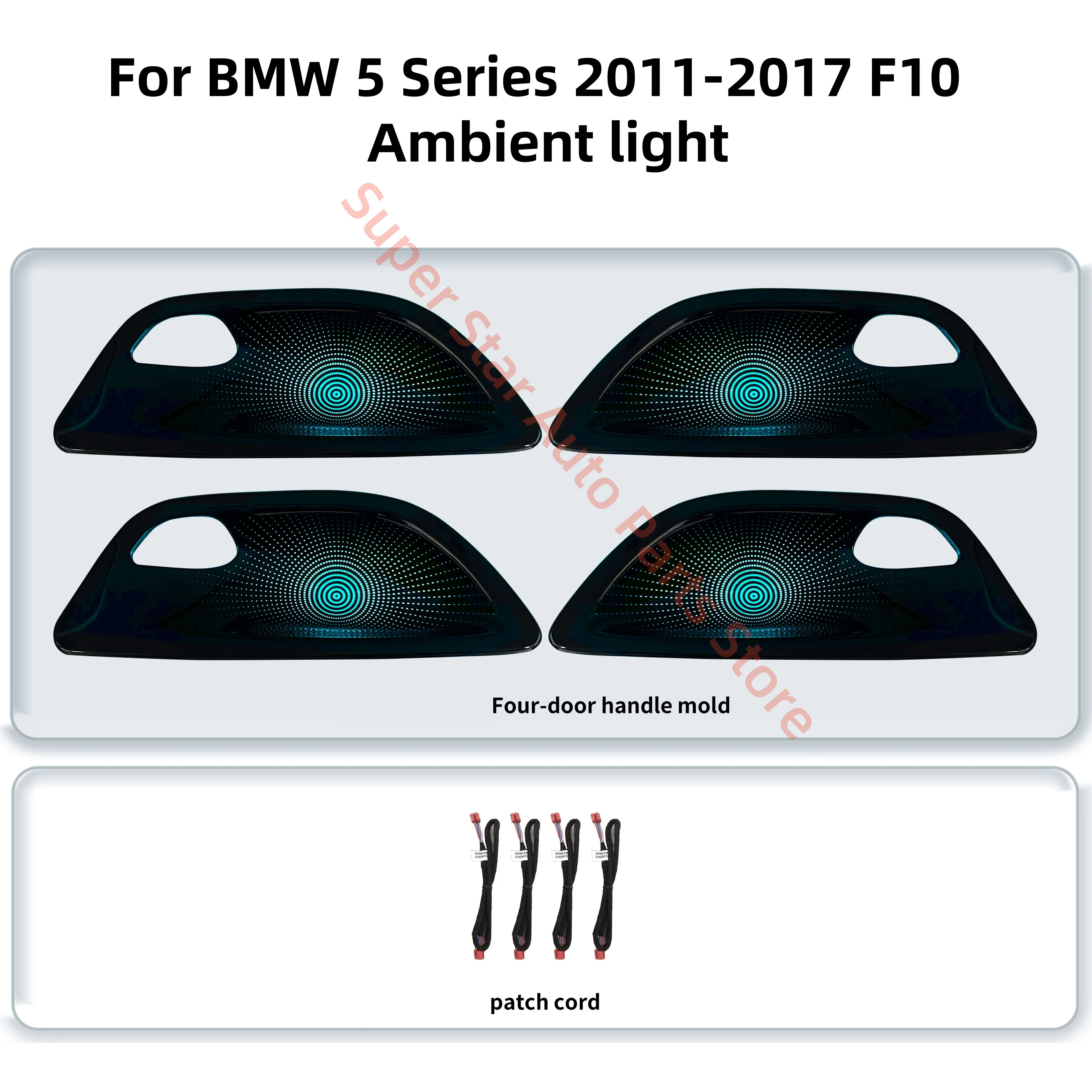 

Car 8-color Ambient light for BMW 5 Series F10 Door light guide panel Dynamic interior Atmosphere modification Screen/APP contro