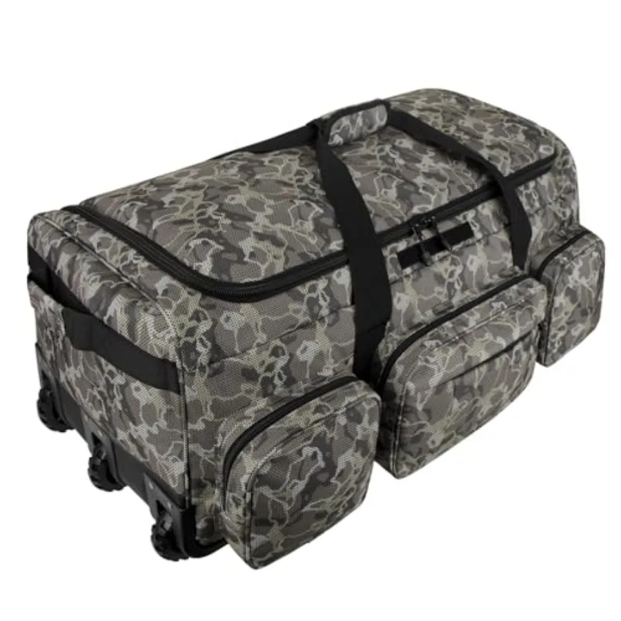 

Роликовая сумка-дафл на колесах 120 л, военная дорожная сумка для путешествий, большая тактическая сверхпрочная сумка для походов и развертывания в полевых условиях