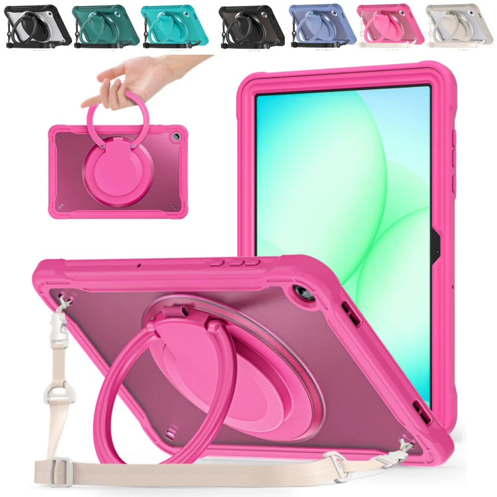 

Прочный чехол для Samsung Galaxy Tab A11 Plus 11 дюймов SM-X230 SM-X236 A9+ 11" 2025, ударопрочный чехол-подставка для планшета с ремешком