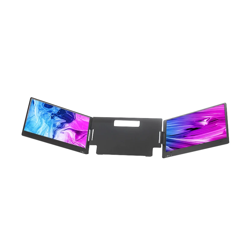 14 Inch High Quality Foldable Portable Dual Screen for Laptops And Desktops - Ideal for Work And Gaming