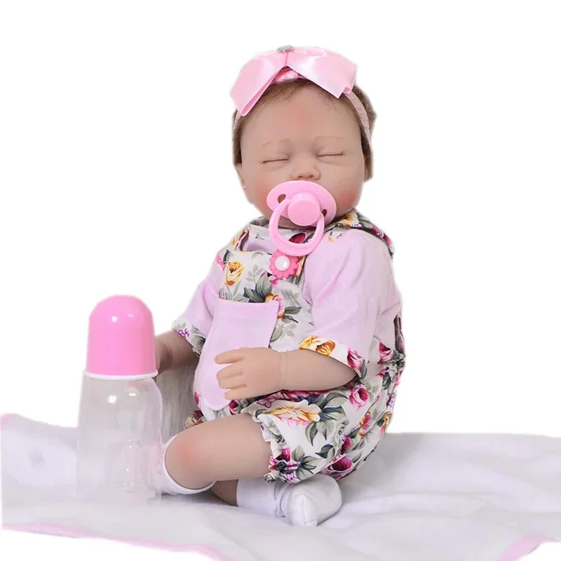 

17 Inch 43CM Lifelike Reborn Lovely Premmie Baby Doll Realistic Reborn Baby Playing Toys for Kids Christmas Gift