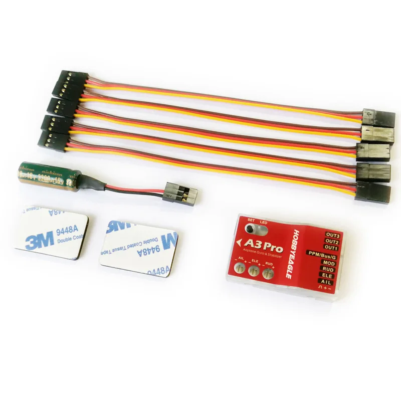 HobbyEagle A3 pro / A3 Pro V2 Avião RC Controlador de vôo Sistema estabilizador Giroscópio para avião Copter de asa fixa