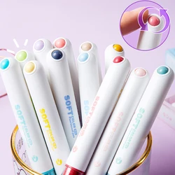 1 pc Pastel Highlighter Decompress Pen Chisel Tip Highlighters Pastel Bible Highlighter Multicolor Highlighters