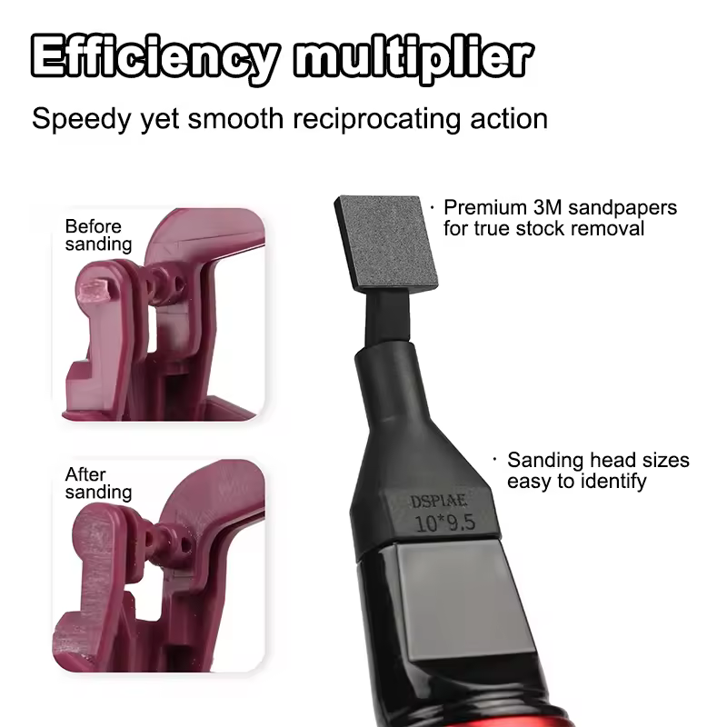 DSPIAE ES-A DIY Reciprocating Sander Electric Grinding Pen Plastic Model Sanding Heads Sandpaper Military Craft Tools - Image 3