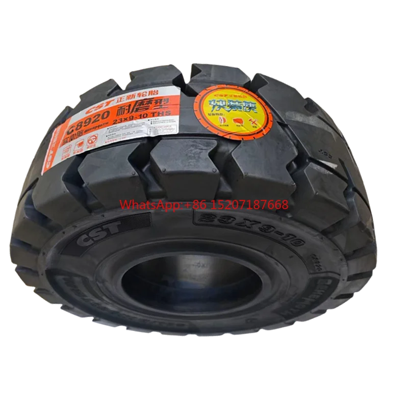 forklift parts solid tire 23*9-10 for linde 336/1276/E30 12 months warranty