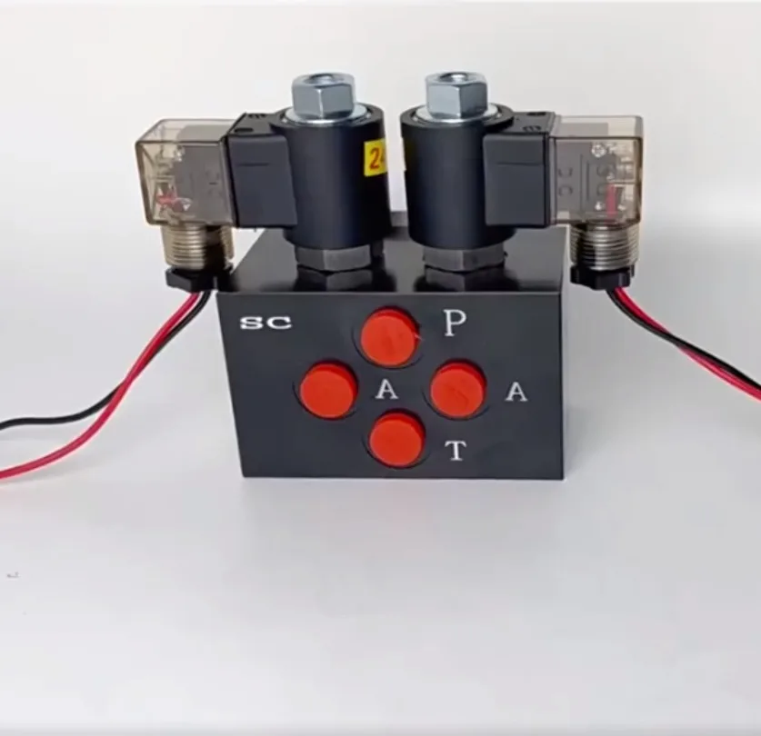 Detalhe 2 de Válvula solenoide Excavator Electronically controlled Hydraulic Two-way Solenoid Valve 12/24V Hidráulica