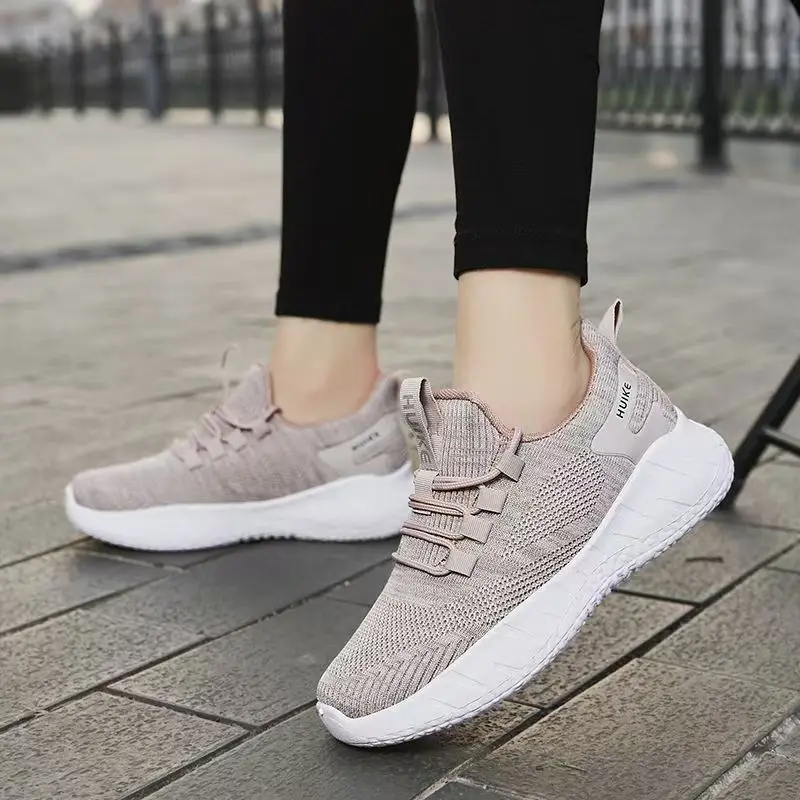 

Women Air Mesh Lace Up Casual Sneakers Spring Summer New Lightweight Breathable Soft sole Non Slip Running Shoes Walking Shoes