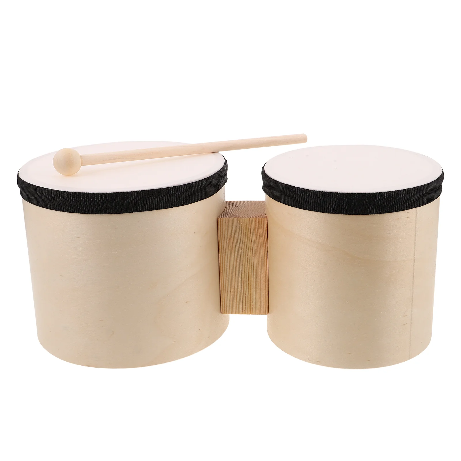 

1Sets Wooden Bongos Hand Percussion Drum for Beginners 5 Inch 6 Inch Music Drum Dance Performance Party Dance Wooden Percussion