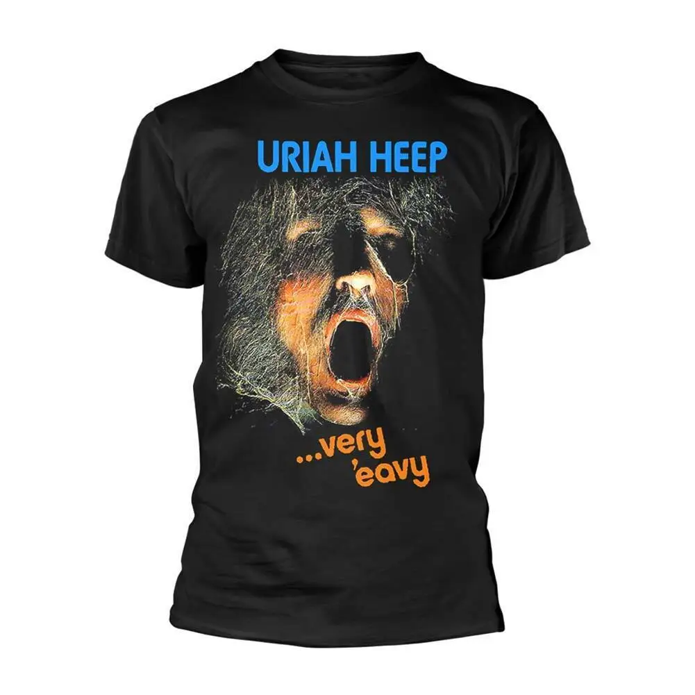 Men's Uriah Heep Very 'eavy T shirt XX Large Black