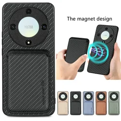 Honor Magic 8 7 6 Lite 7 Pro Magic8 5G Leather Case Magnet 2IN1 Detachable Card Funda Honor Magic 7 Lite Case Phone Magic6 8 Pro