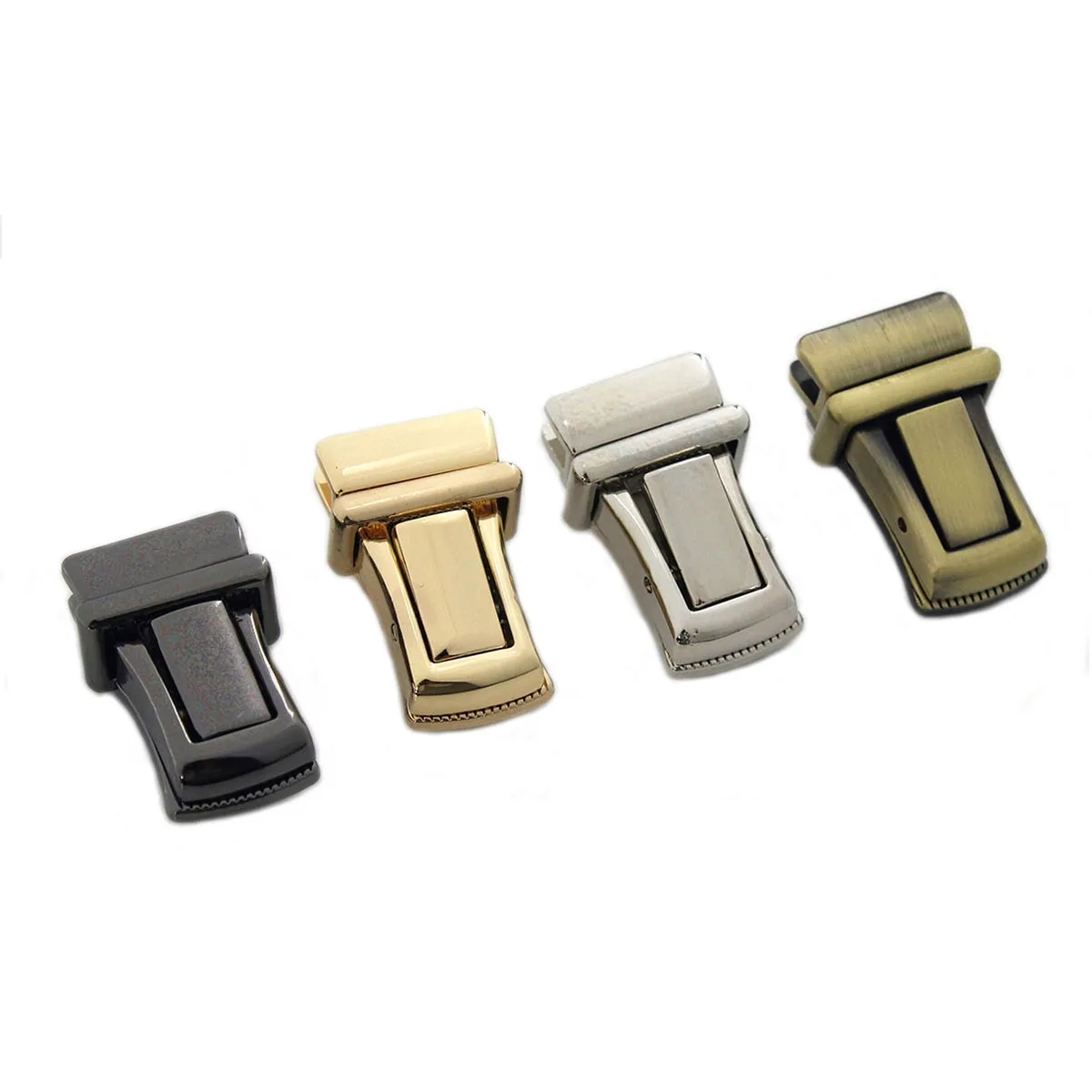 1 sztuk metalowa prasa blokada języka zapięcie zamknięcie części sprzętu do torby torebka na ramię DIY Craft zamknięcie akcesoria do toreb