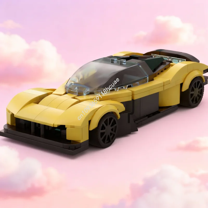 331-teiliges MOC Aston Martin Valkyrie City Champions Modellbausatz Weihnachtsgeschenke Kreative Konstruktionsidee Spielzeug Bildung