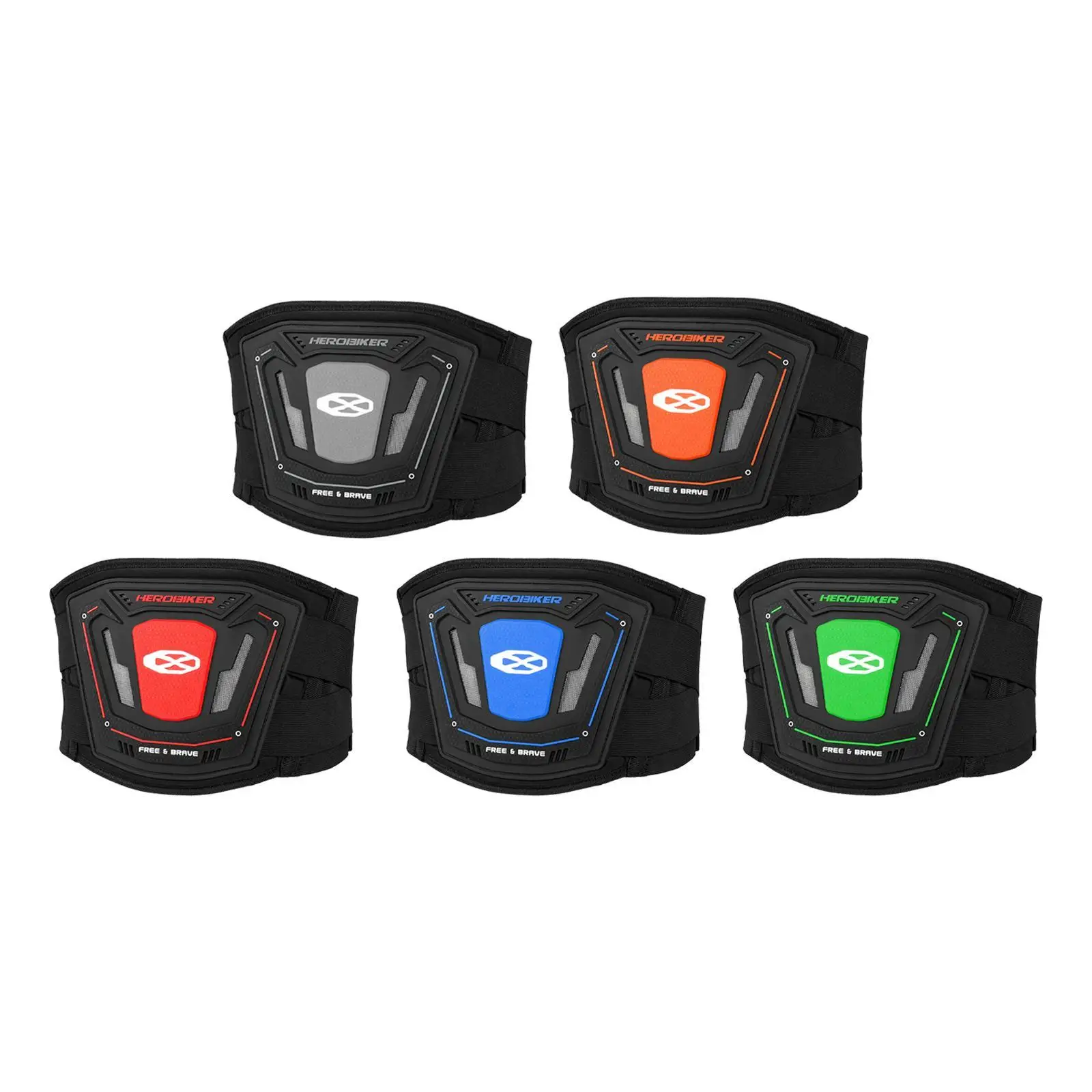 

Motorcycle Kidney Belt Back Support Brace Comfortable Home Gym Adjustable for Outdoor Adults Skating Exercise Motocross